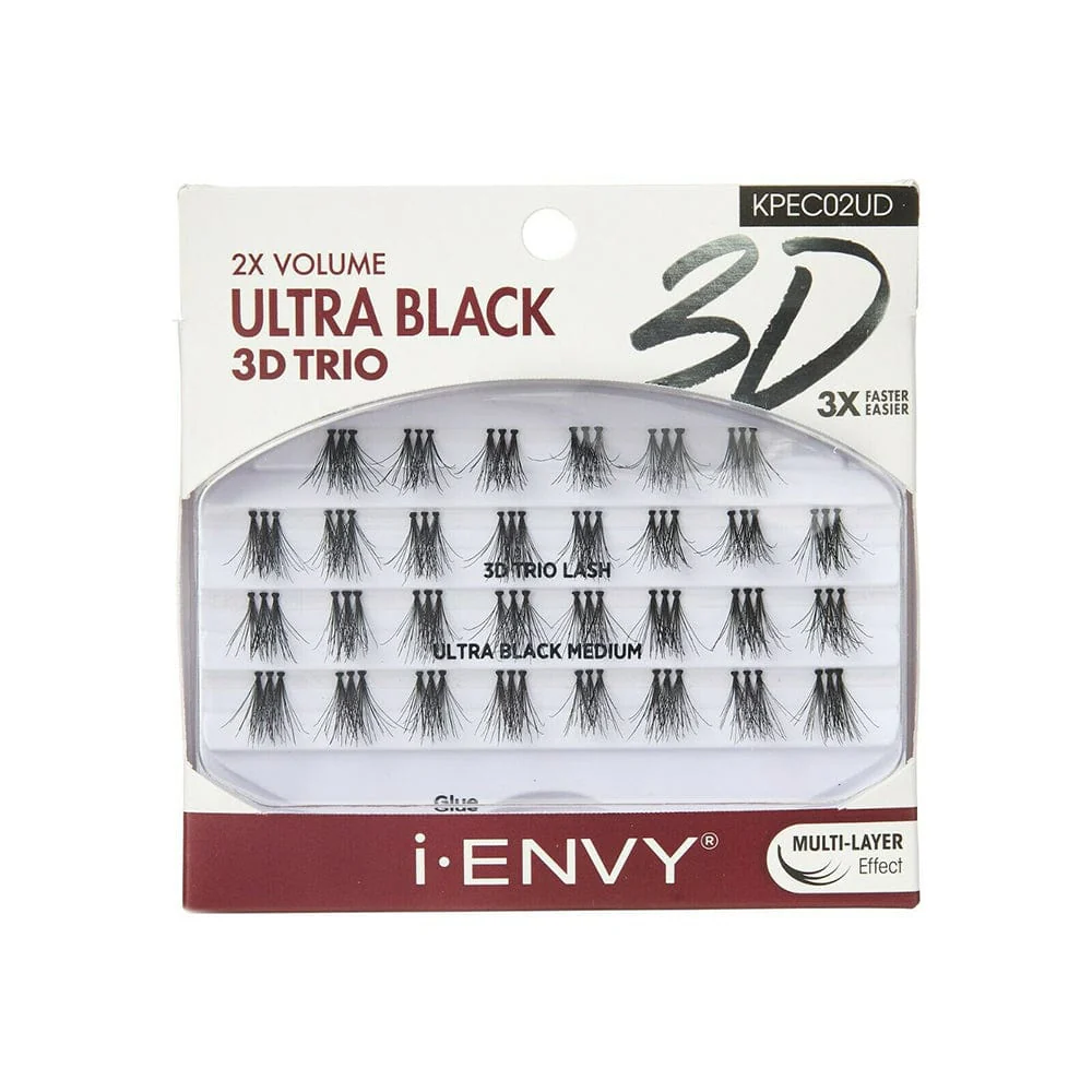 Kiss I-Envy 2x Volume Ultra Black 3D Trio - KPEC02UD