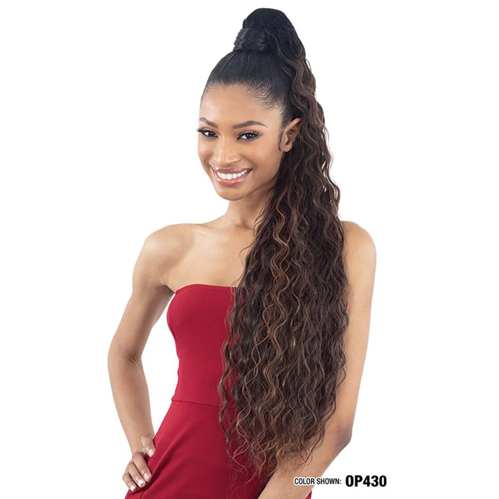 Wrap-Around Ponytail - Organique Pony Pro - Crimped 36