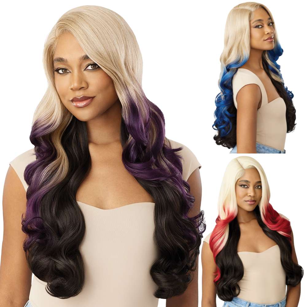 Outre Color Bomb Glueless HD Lace Front Wig - Birkley
