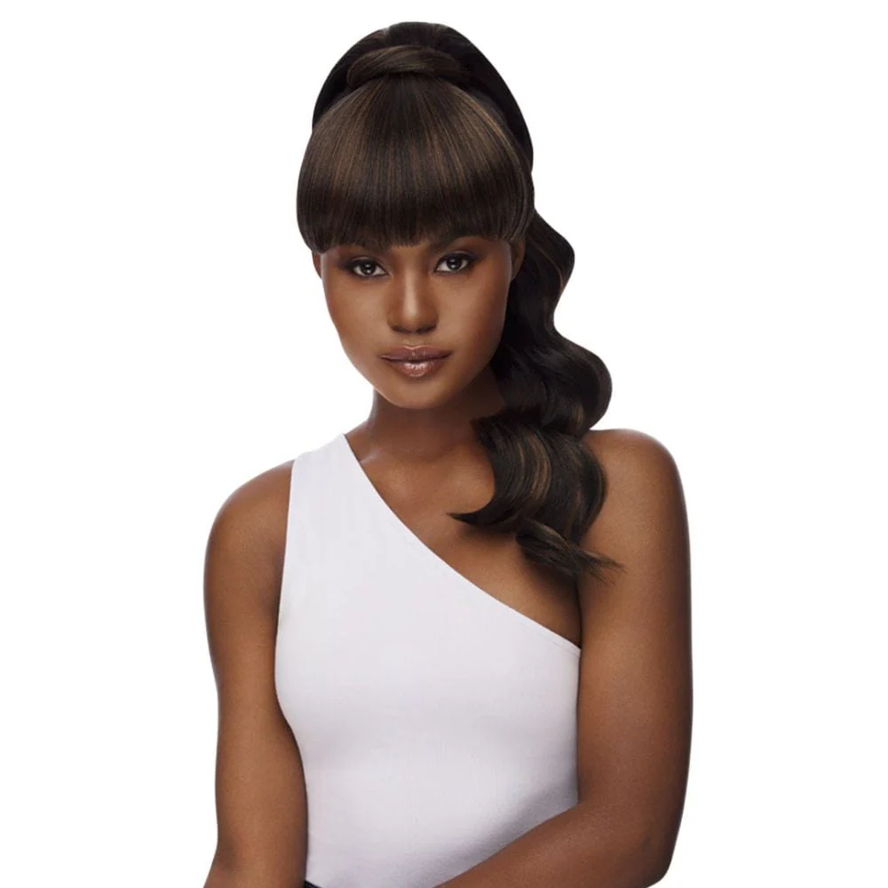 Outre Synthetic Bang x Pony Quick Ponytail - Kayla