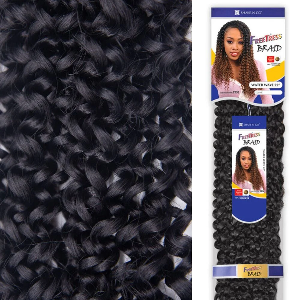 Freetress Braid Crochet Hair - Water Wave Bulk 22