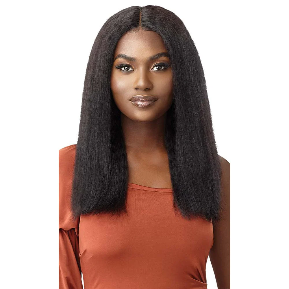 Outre Blowout Collection Human Hair Lace Wig - Kinky Straight 20
