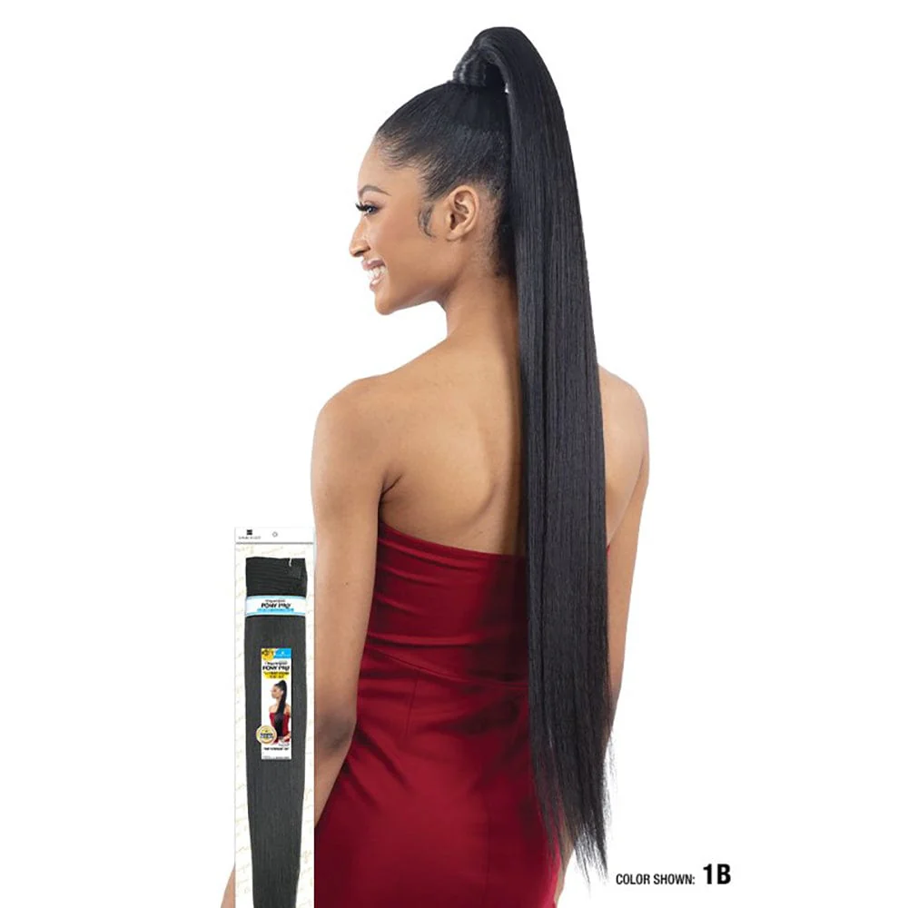 Wrap-Around Ponytail - Organique Pony Pro - Yaky Straight 36