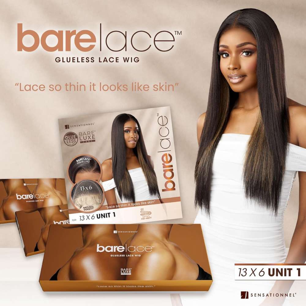 Sensationnel Glueless Bare Luxe Lace Wig - 13x6 Unit 1
