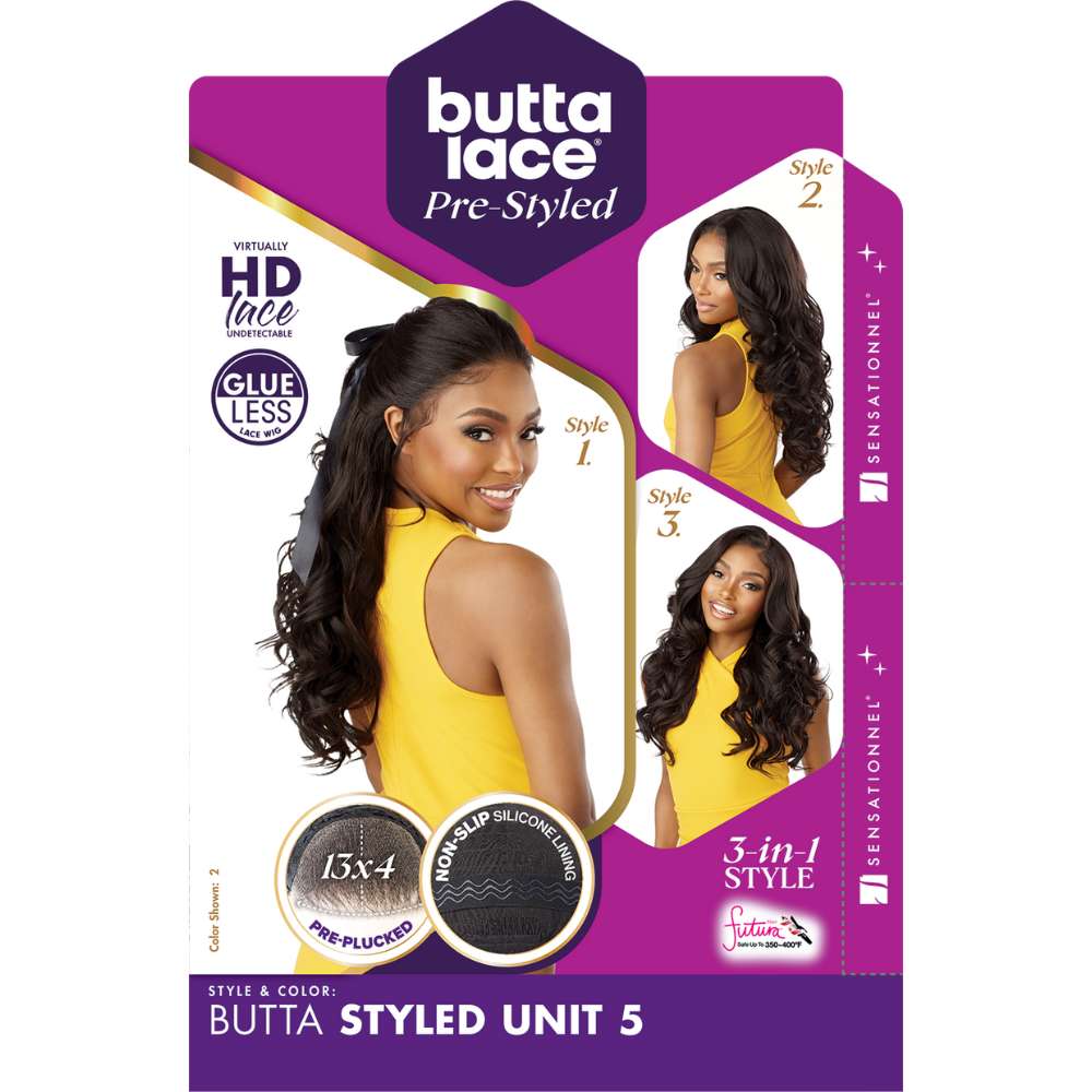 Sensationnel Butta Lace (3-in-1) Pre-Styled HD Lace Wig - Butta Styled Unit 5