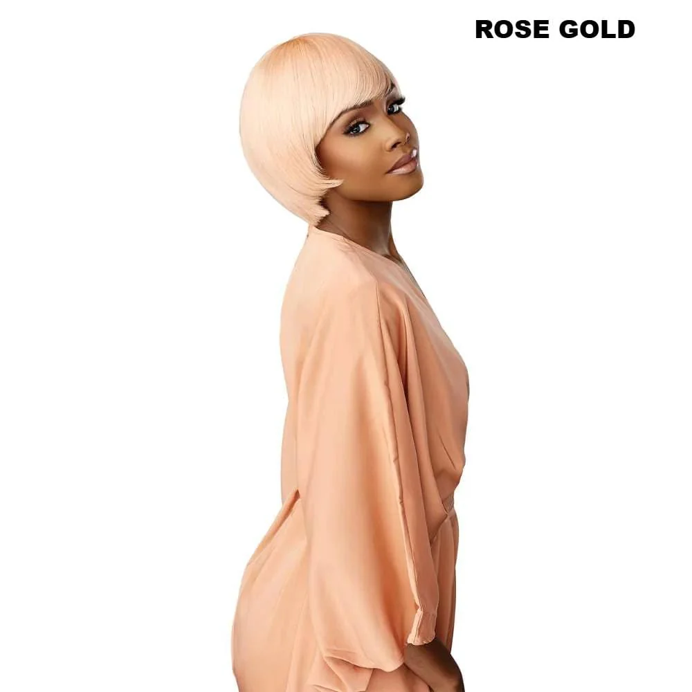 Sensationnel Empire Bob with Bangs Human Hair Wig - Mushroom Cut