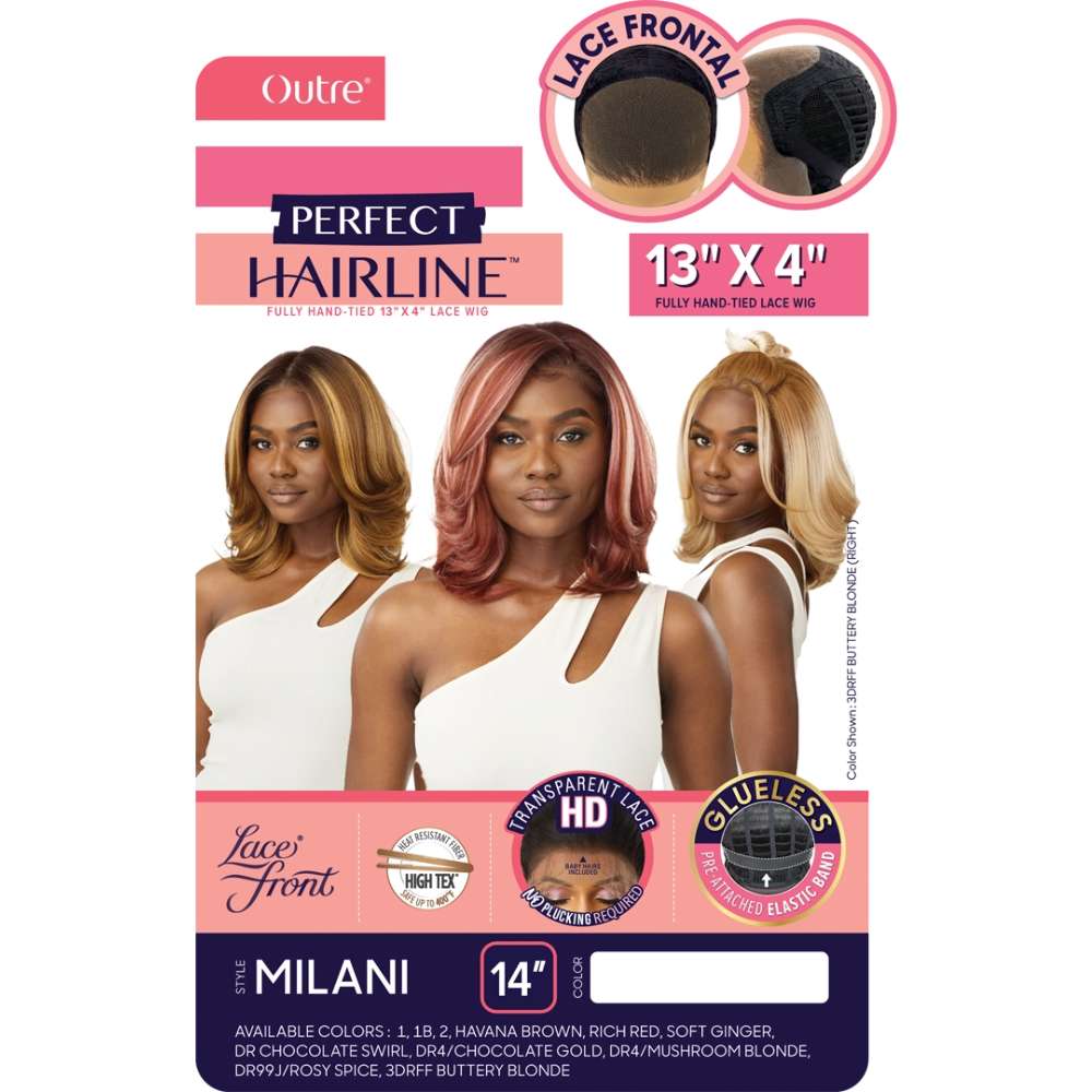 Outre Perfect Hairline 13X4 Synthetic Lace Frontal Wig - Milani