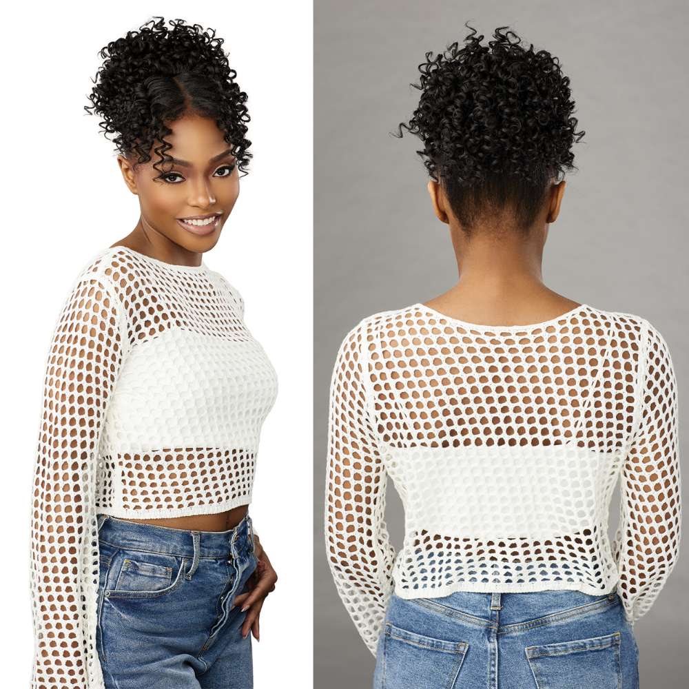Sensationnel Lulu Bun Drawstring Cap - Updo Unit 4 (HD Lace Parting)