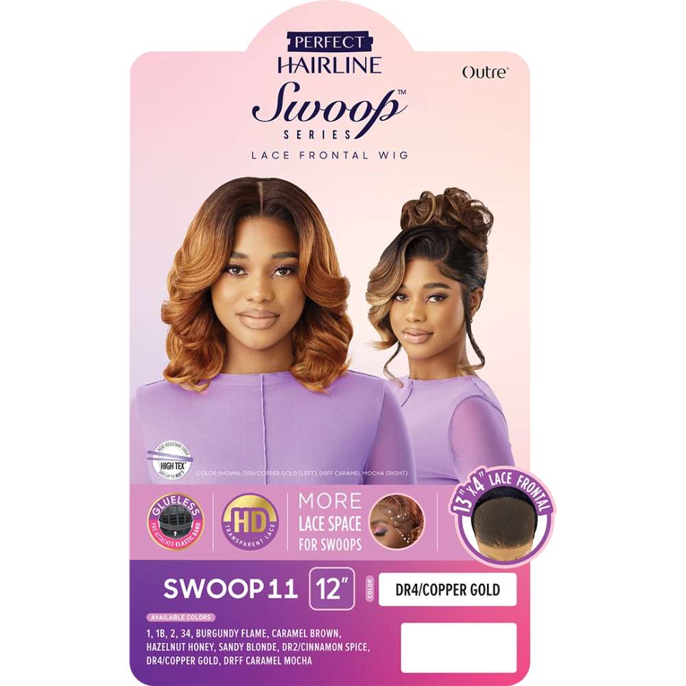 Outre Perfect Hairline Swoop Series 13X4 HD Lace Frontal Wig - Swoop 11