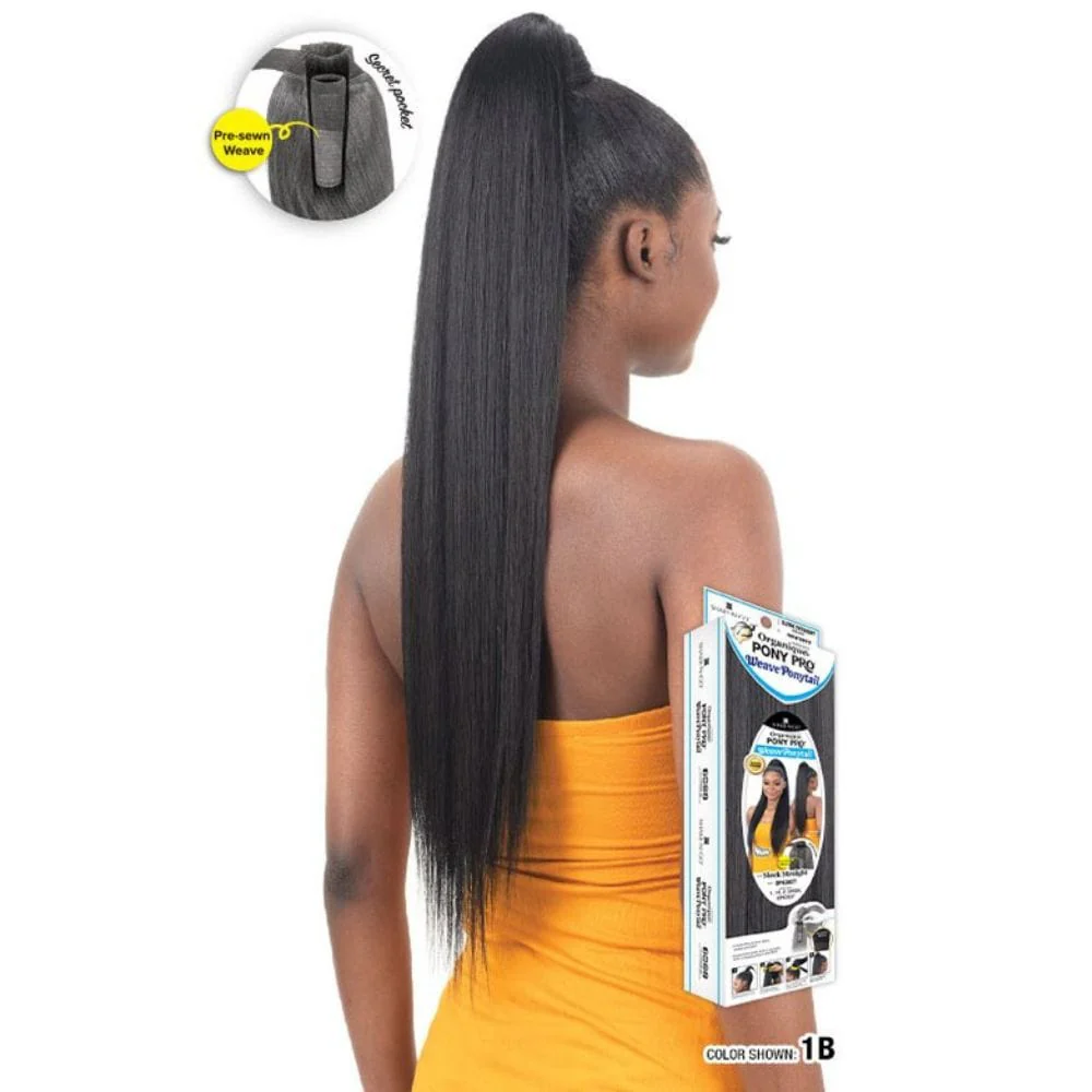 Organique Pony Pro Weave Ponytail - Sleek Straight