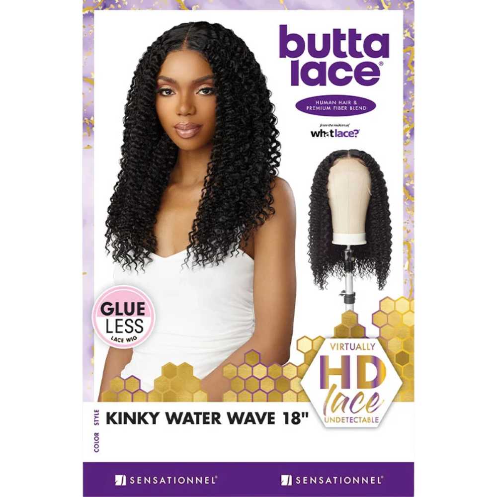 Sensationnel Butta HD Lace Wig - Kinky Water Wave 18