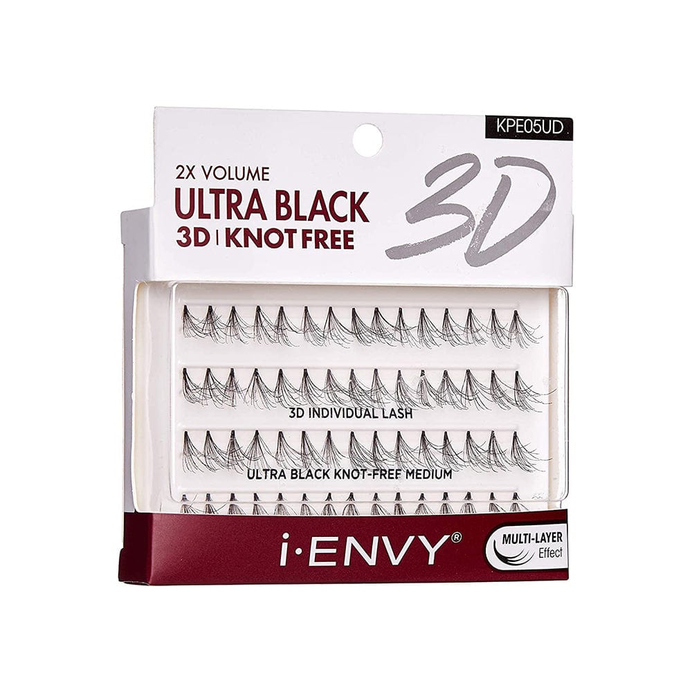 iENVY 2x Volume Ultra Black 3D Knot Free Lashes - KPE05UD