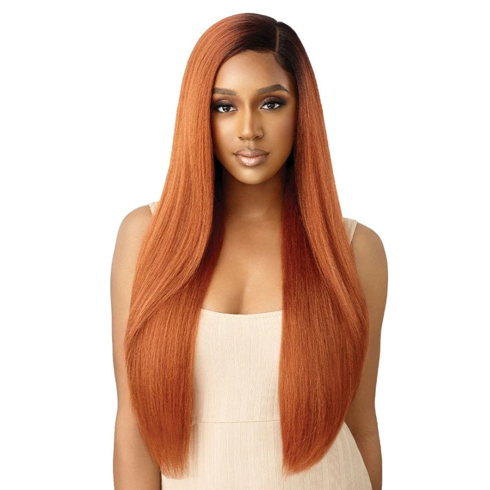 Outre Synthetic HD Lace Front Wig - Natural Yaki 30