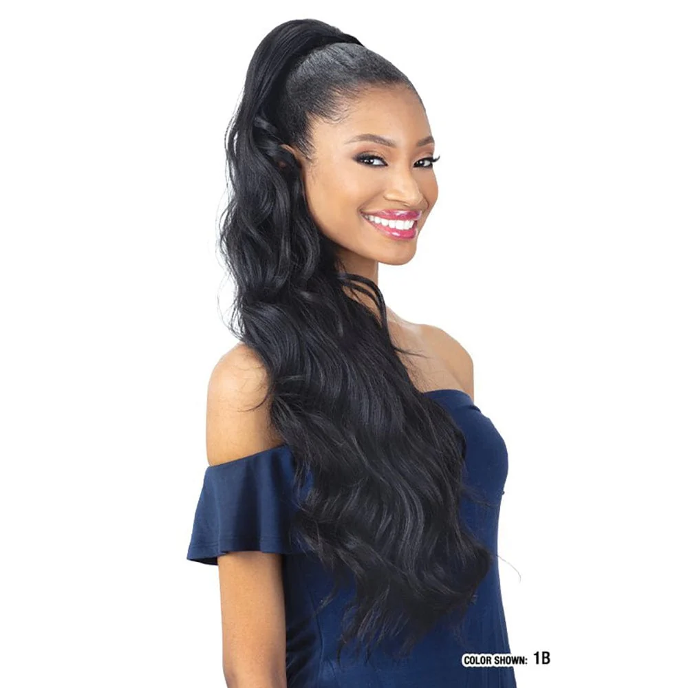 Organique Drawstring Ponytail - Loose Deep 28