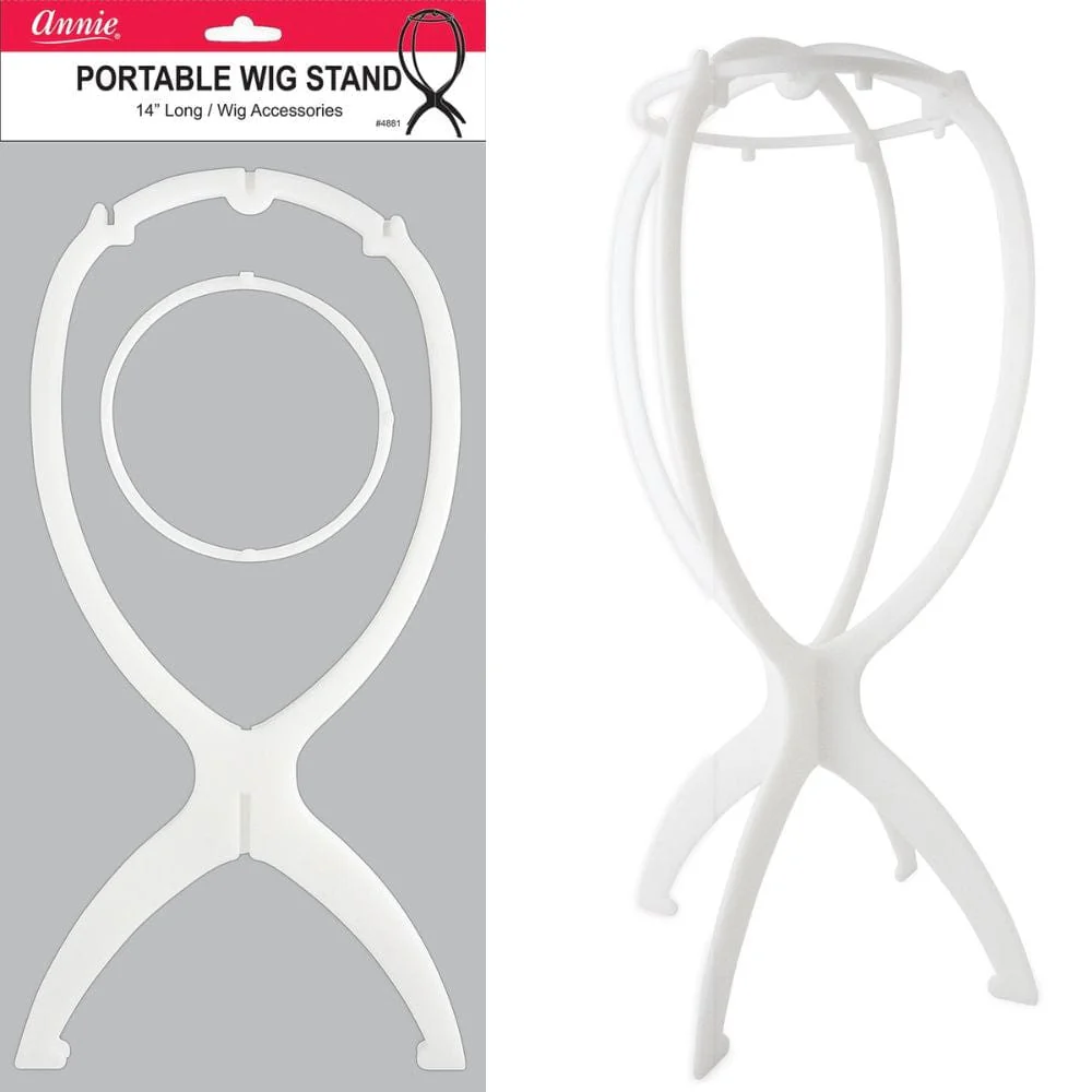 Annie Portable Plastic Wig Stand (#4881)