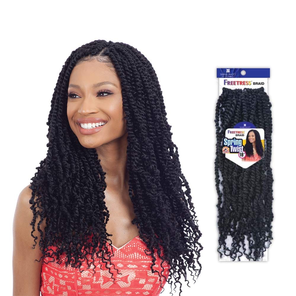 Freetress Crochet Braiding Hair - Spring Twist 18
