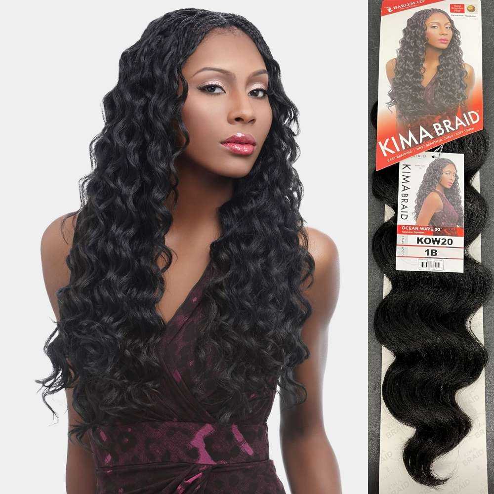 Harlem125 Kima Synthetic Crochet Braiding Hair - Ocean Wave 20