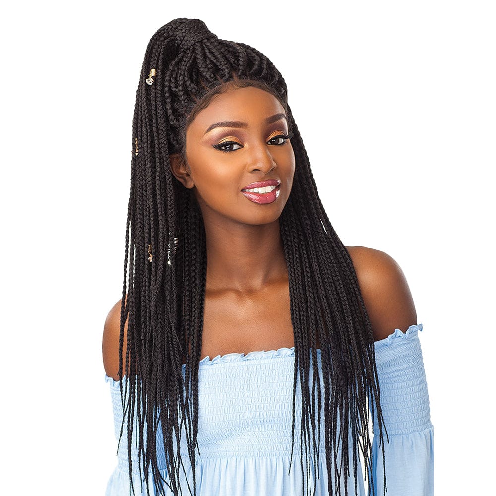 Sensationnel Cloud 9 4x4 Swiss Lace Wig - Box Braid Large