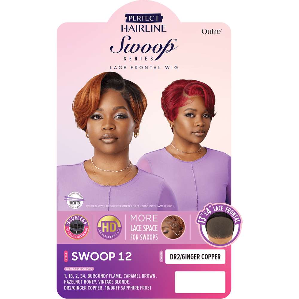 Outre Perfect Hairline Swoop Series 13X4 HD Lace Frontal Wig - Swoop 12