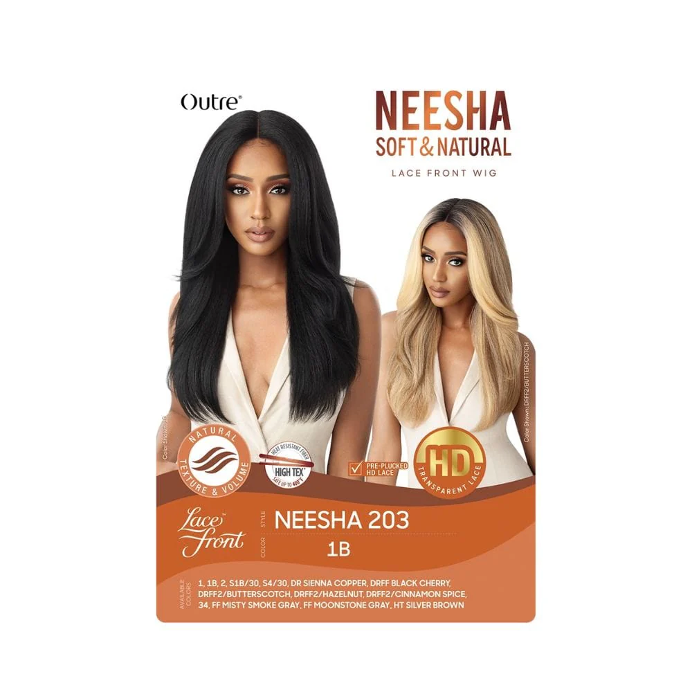 Outre Soft & Natural Synthetic Lace Front Wig - Neesha 203