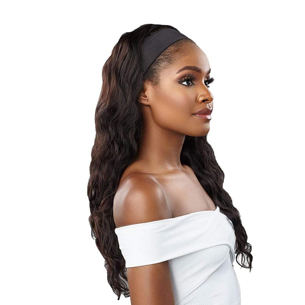 Sensationnel 10A Human Hair Headband Wig - Body Wave 24