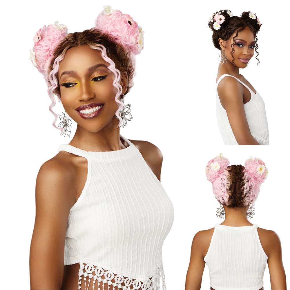 Sensationnel Festi-Gal Shear Muse Glueless HD Lace Front Wig - Bubble Gal