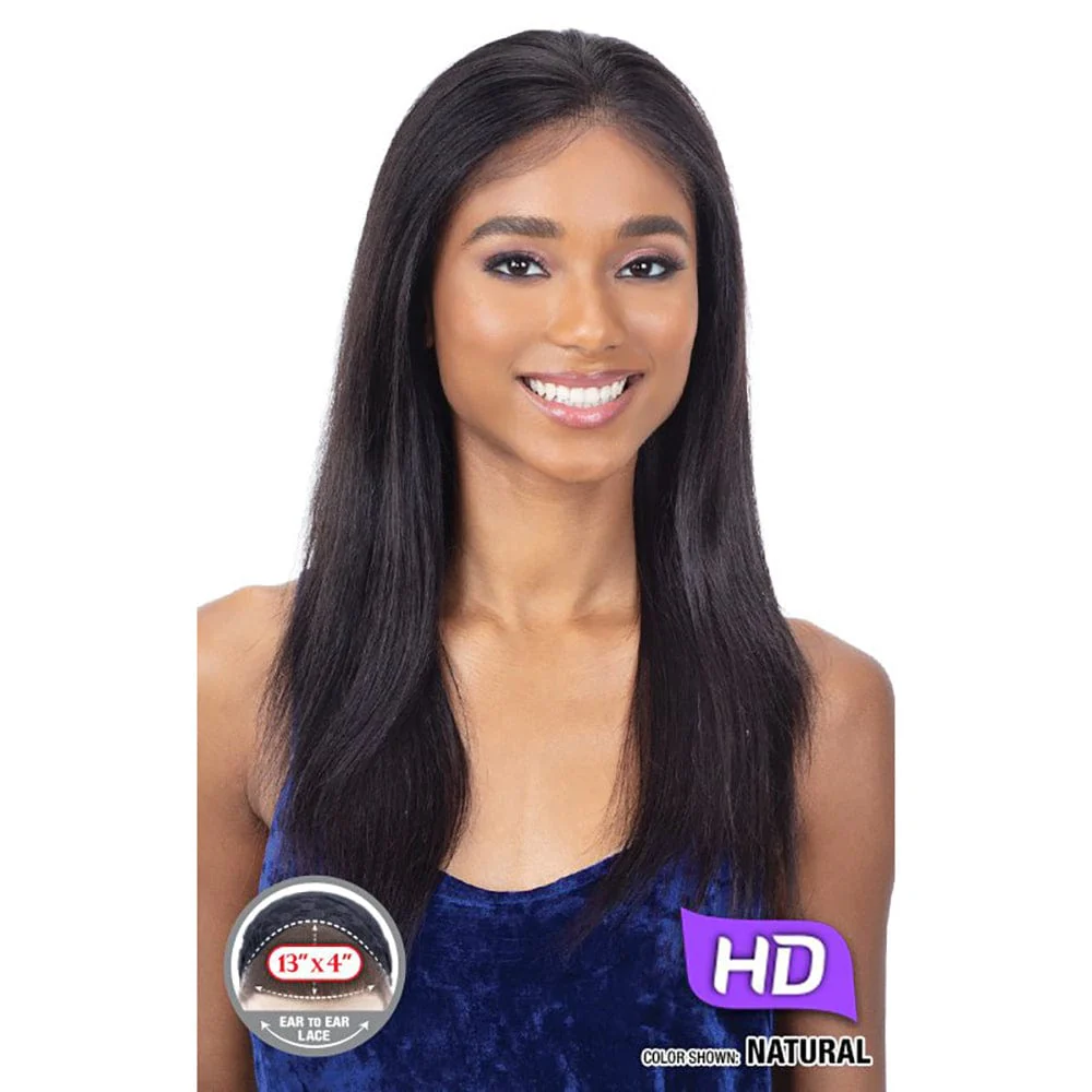 Shake-N-Go Girlfriend Human Hair HD 13x4 Frontal Lace Wig - Straight 22