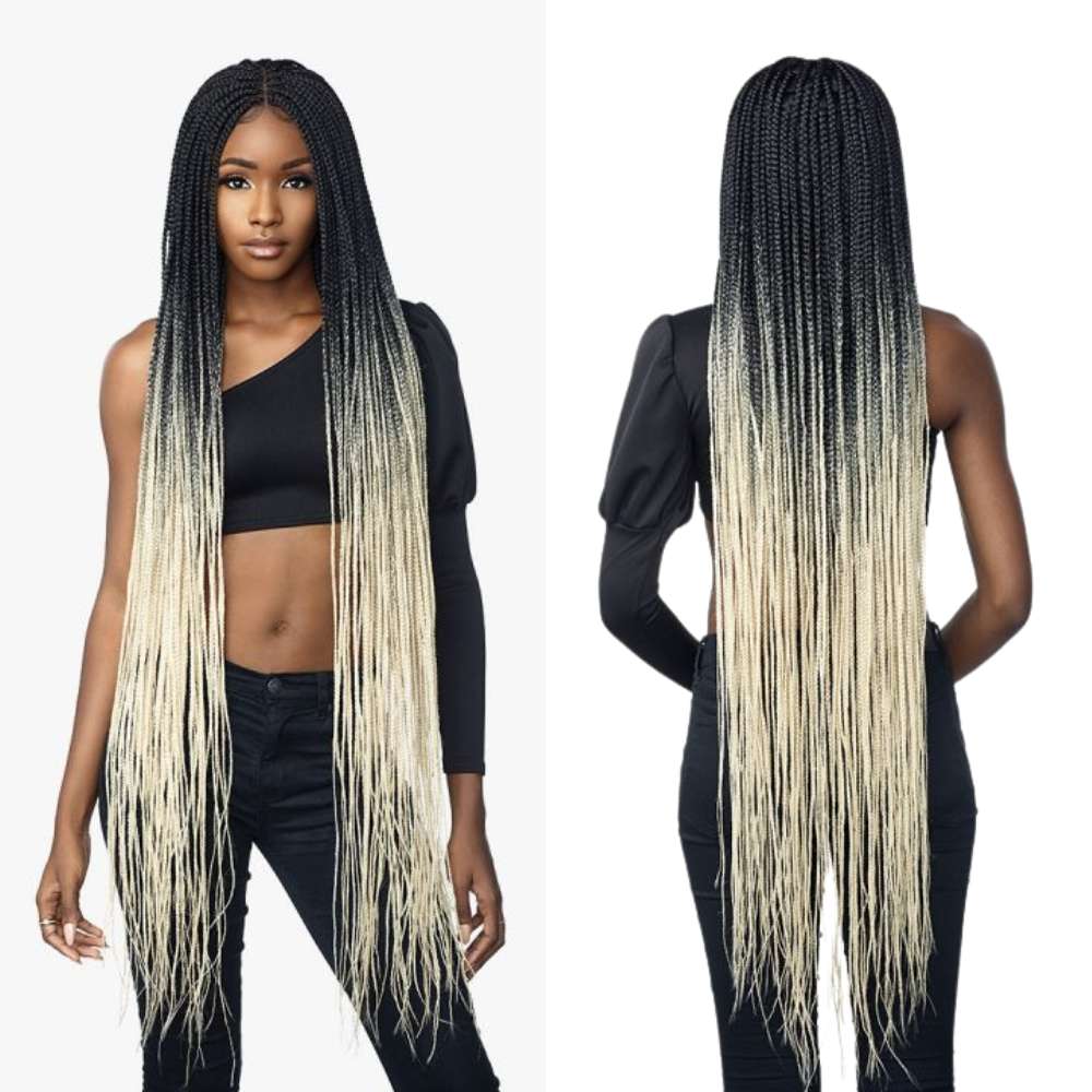 Sensationnel Cloud 9 Multi-Parting Swiss Lace Wig - Box Braid 50