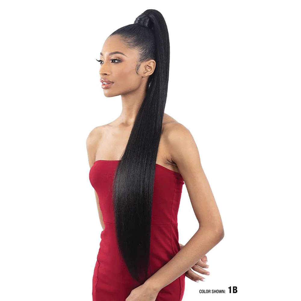 Wrap-Around Ponytail - Organique Pony Pro - Yaky Straight 36