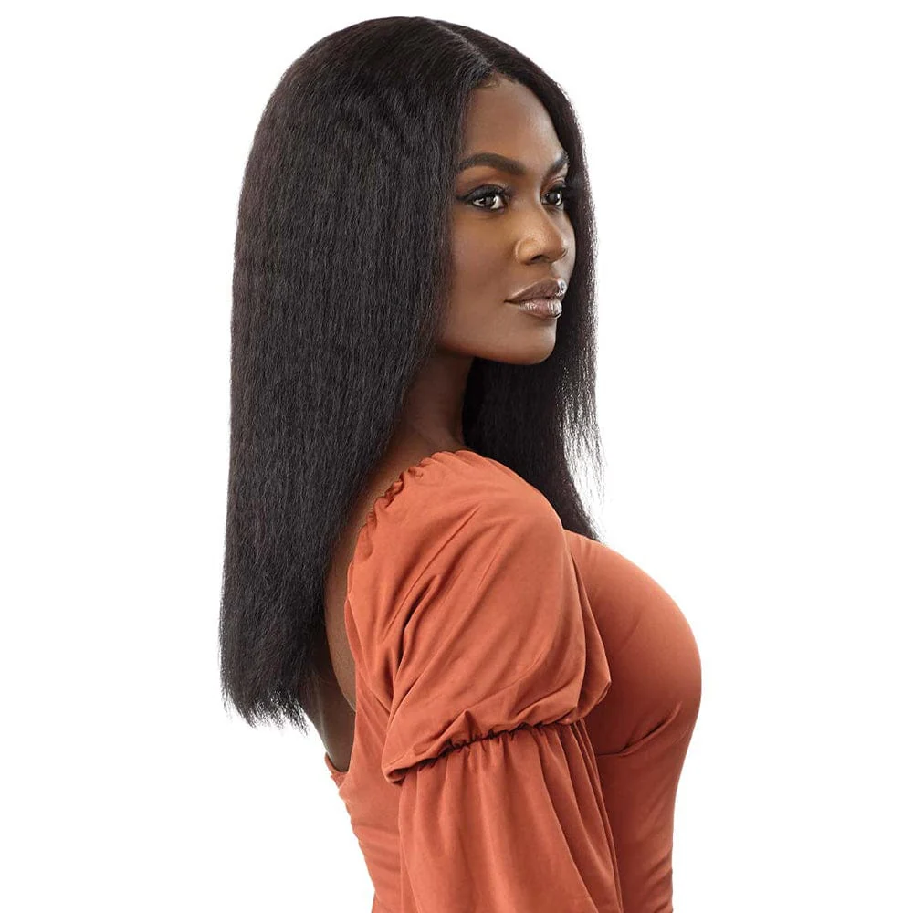 Outre Blowout Collection Human Hair Lace Wig - Kinky Straight 20