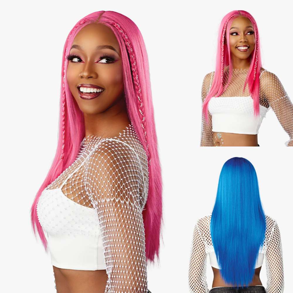 Sensationnel Festi-Gal Shear Muse Glueless HD Lace Front Wig - Diamond Gal