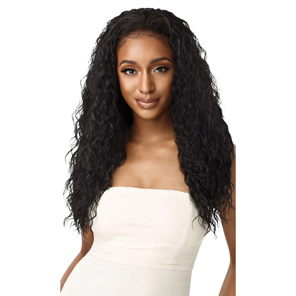 Outre Wet & Wavy Quick Weave Half Wig - Beach Curl 24