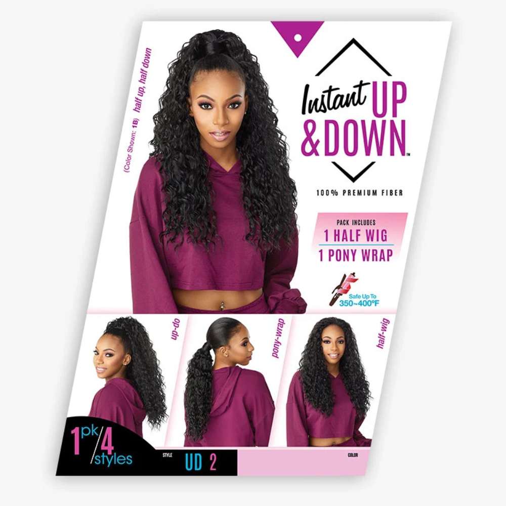 Sensationnel Instant Up & Down (Half Wig + Pony Wrap) - UD 2