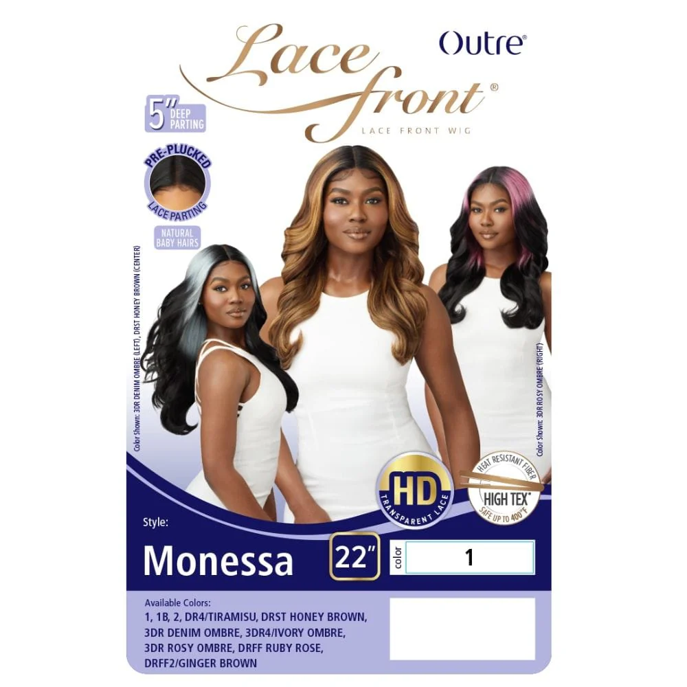 Outre Synthetic HD Transparent Lace Front Wig - Monessa