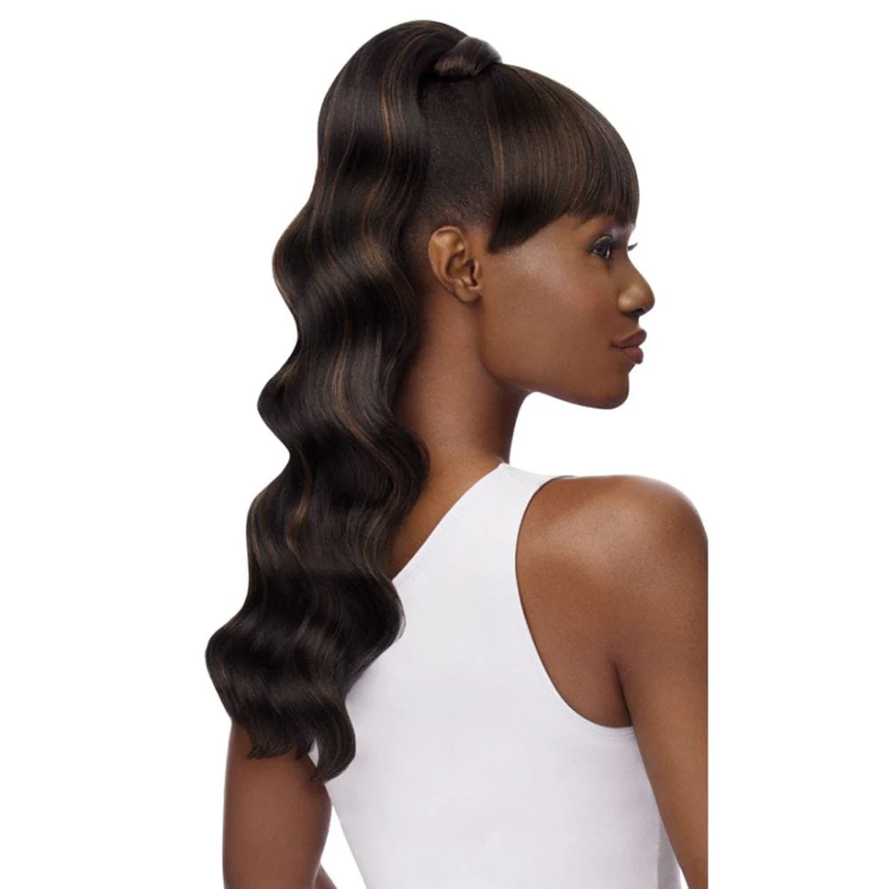 Outre Synthetic Bang x Pony Quick Ponytail - Kayla