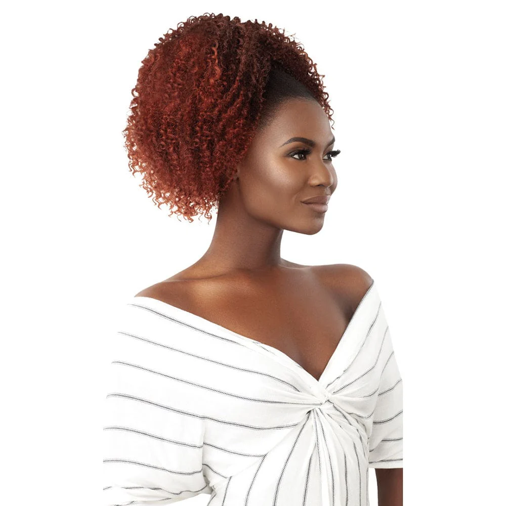 Outre Synthetic Drawstring Ponytail - 4A Kinky Koils 14