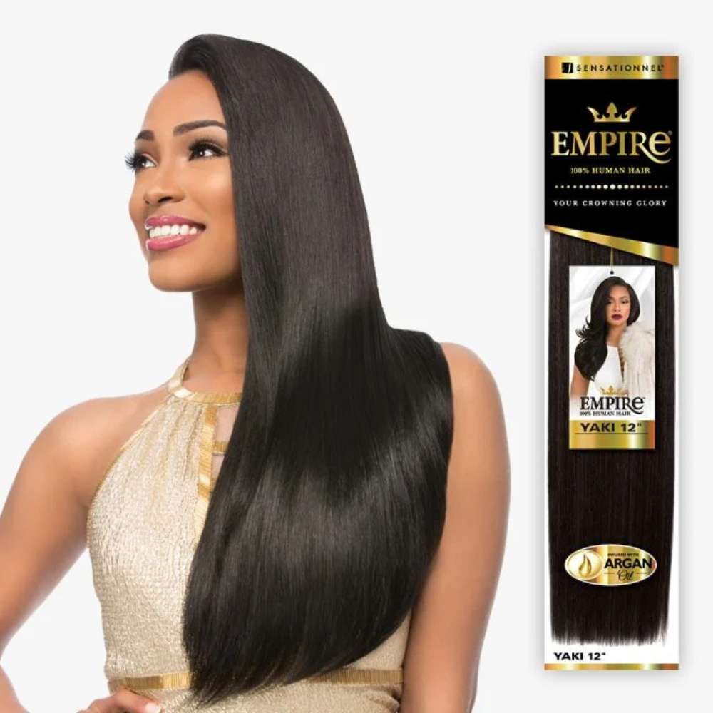 Sensationnel Empire 100% Human Hair Weave - Yaki
