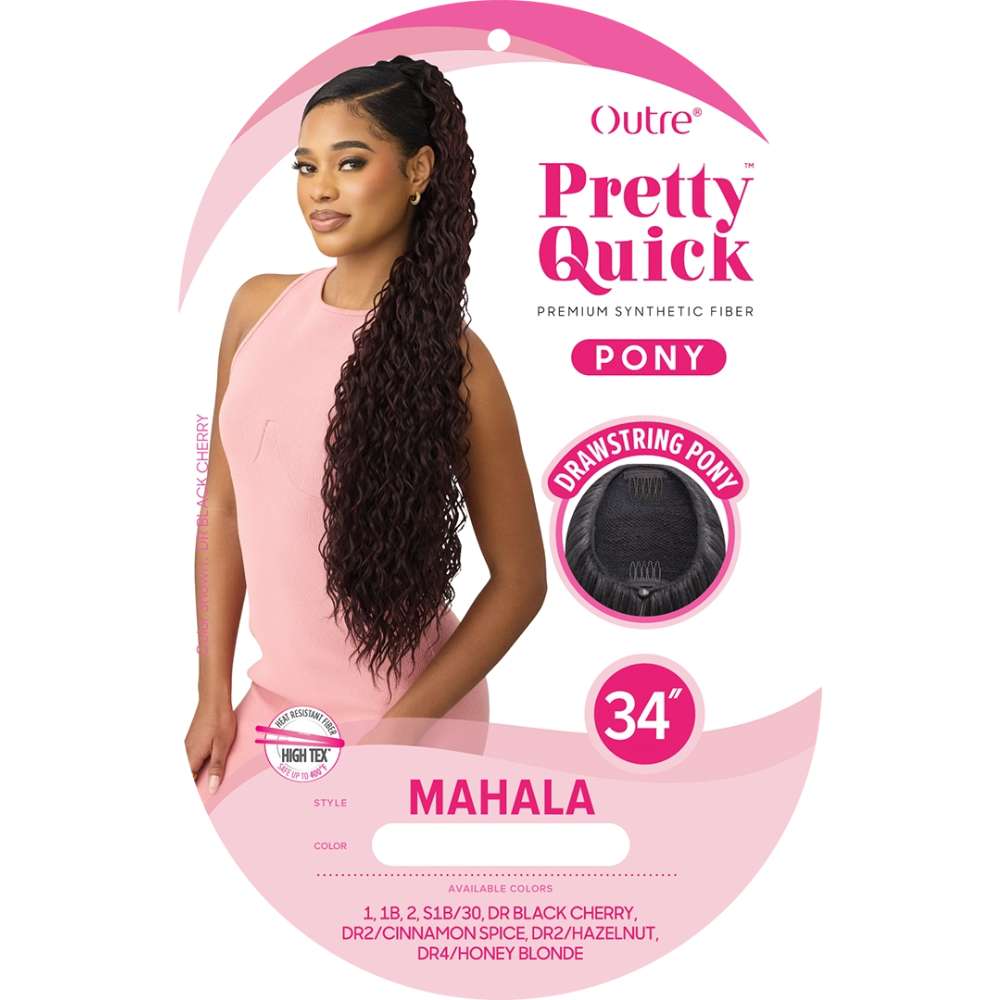 Outre Pretty Quick Synthetic Drawstring Ponytail - Mahala