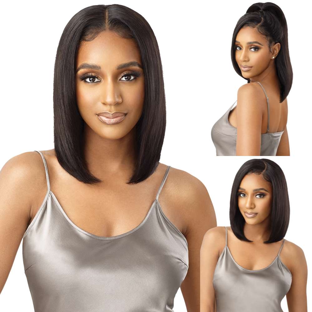 Outre MyTresses Black Label Human Hair Lace Frontal Wig - HH-VIRGIN STRAIGHT 14