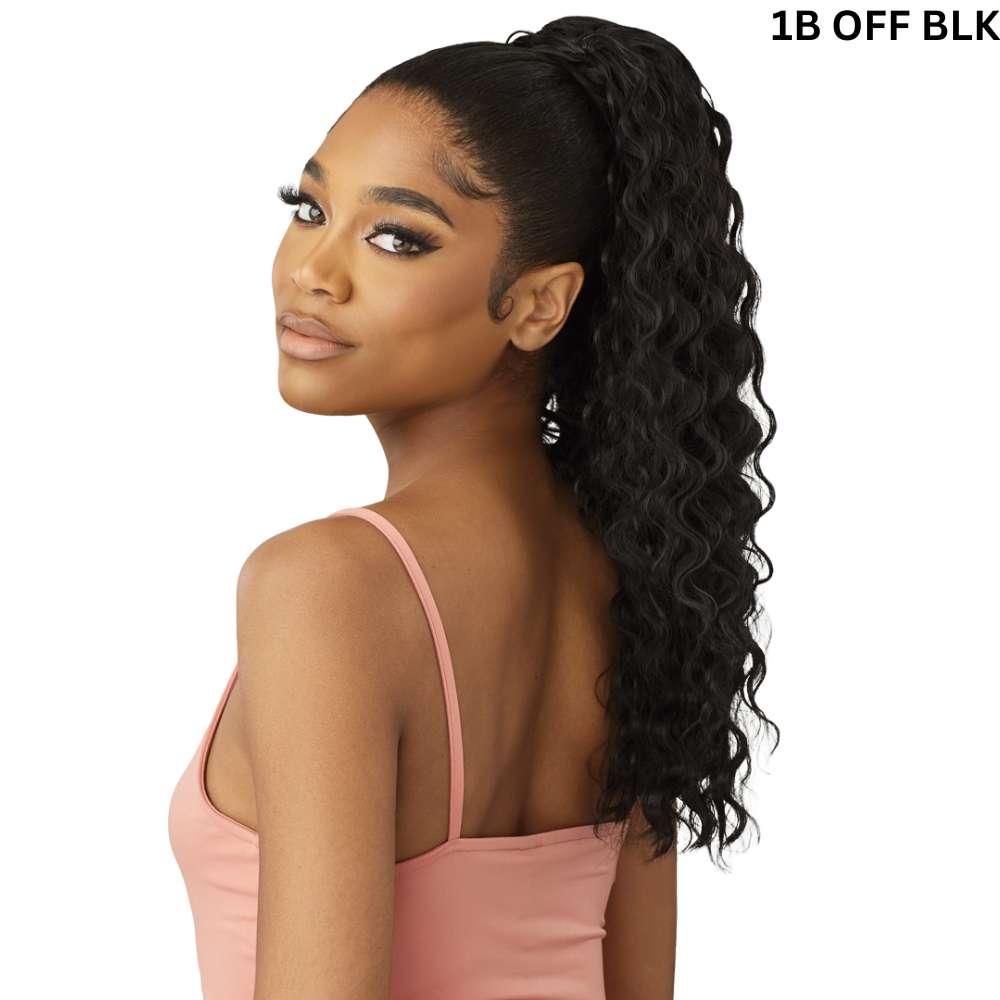 Outre Pretty Quick Synthetic Drawstring Ponytail - Kina