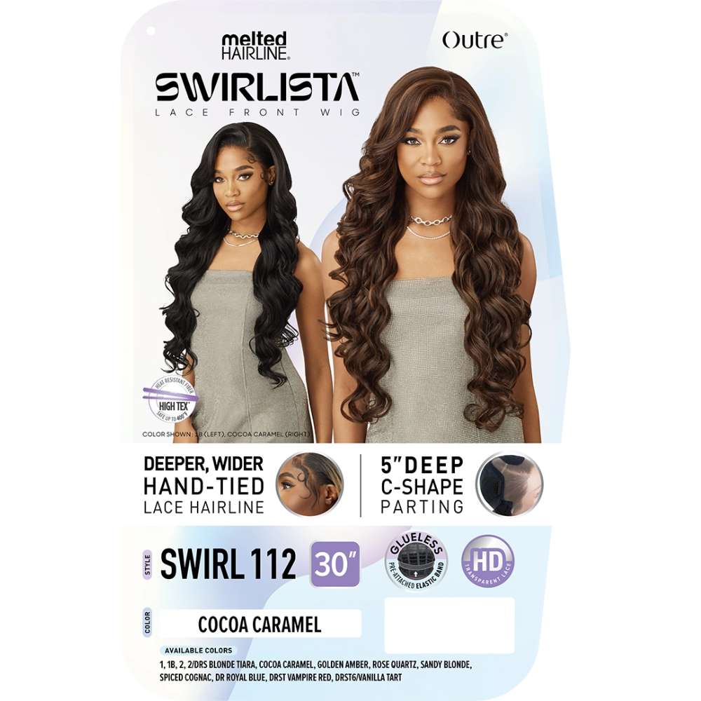 Outre Melted Hairline Swirlista HD Lace Front Wig - Swirl 112
