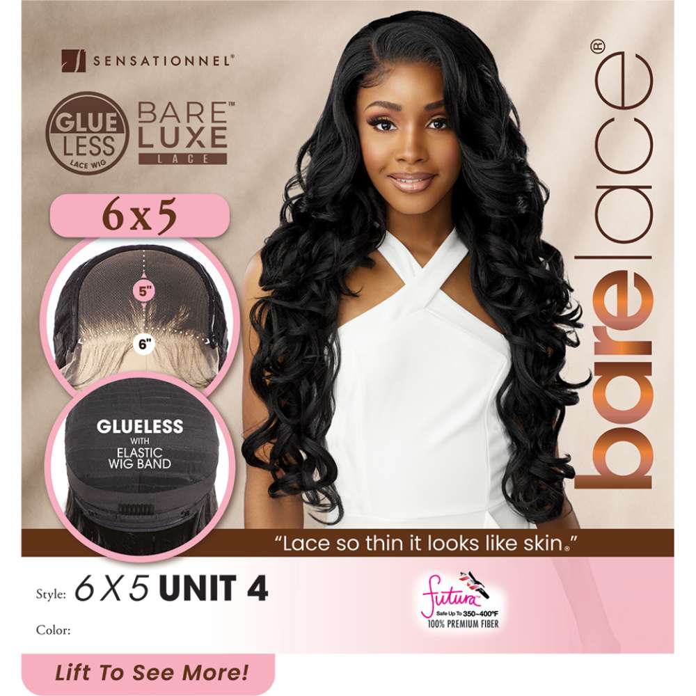 Sensationnel Glueless Bare Luxe Lace Frontal Wig - 6X5 Unit 4