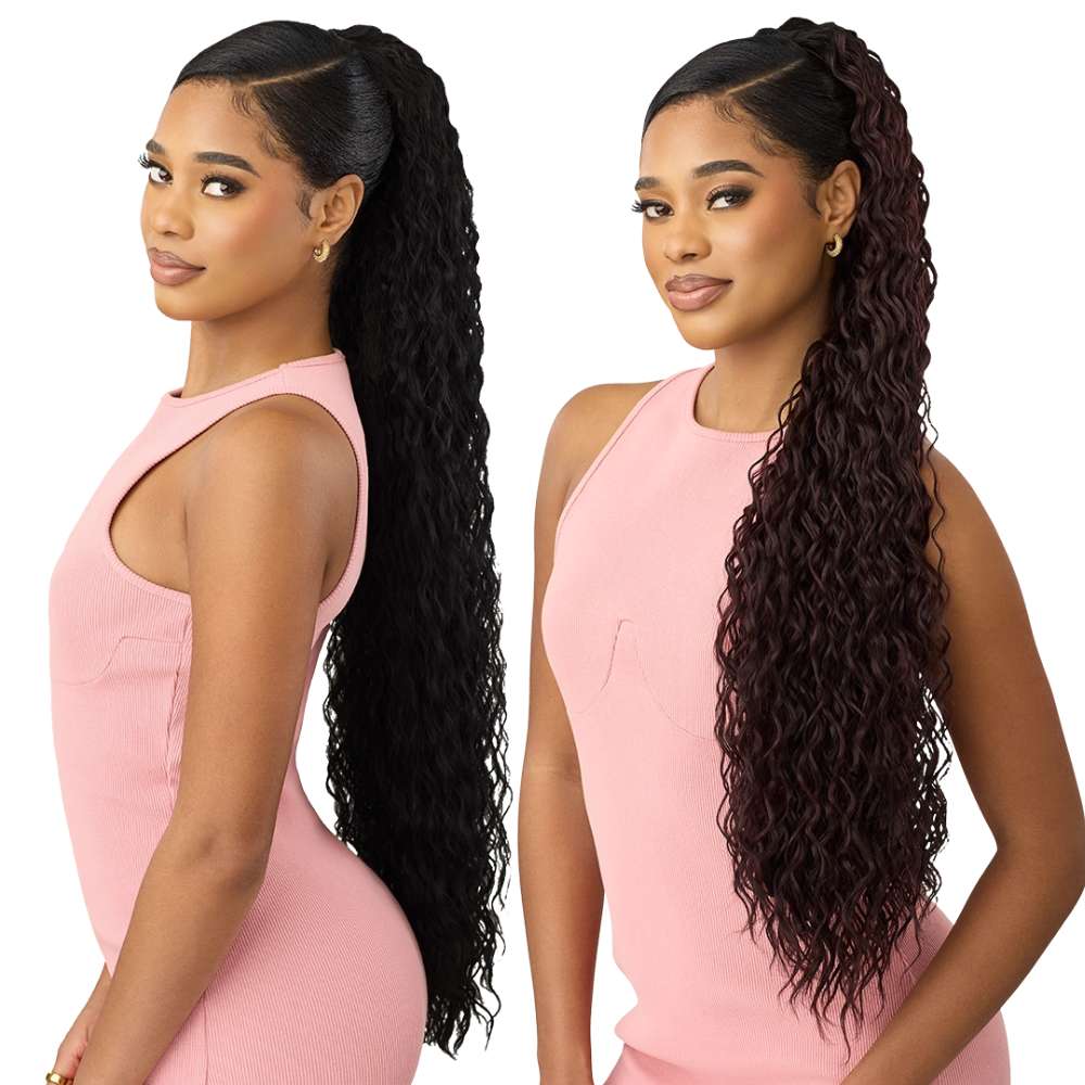 Outre Pretty Quick Synthetic Drawstring Ponytail - Mahala
