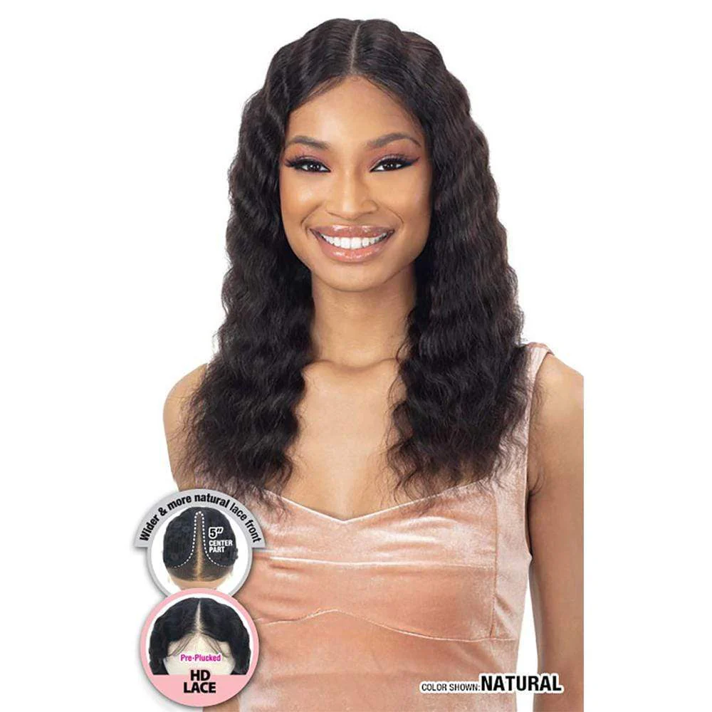 Shake-N-Go Girlfriend Human Hair Lace Front Wig - Deep Waver 20