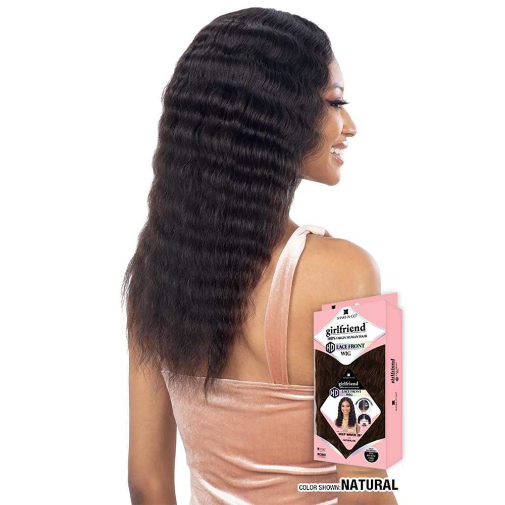 Shake-N-Go Girlfriend Human Hair Lace Front Wig - Deep Waver 20