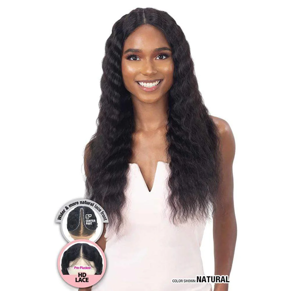 Shake-N-Go Girlfriend Human Hair Lace Front Wig - Deep Waver 24