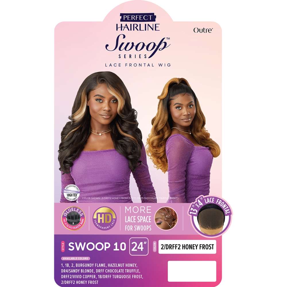 Outre Perfect Hairline Swoop Series 13X4 HD Lace Frontal Wig - Swoop 10