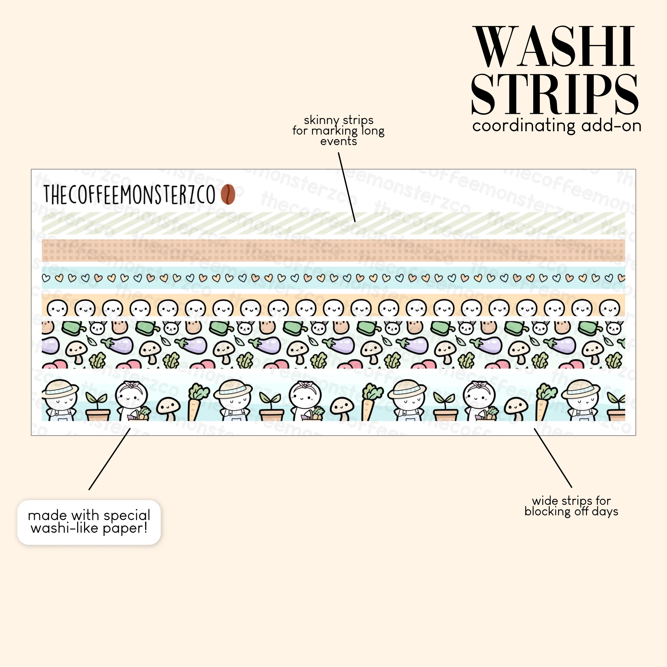 2023 Coordinating Add-ons - Washi Strips - Part 1
