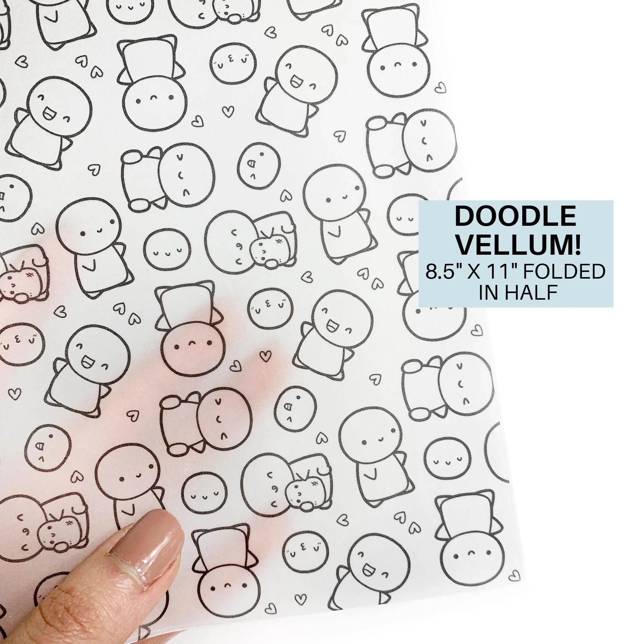Emoti Doodles - Vellum Paper