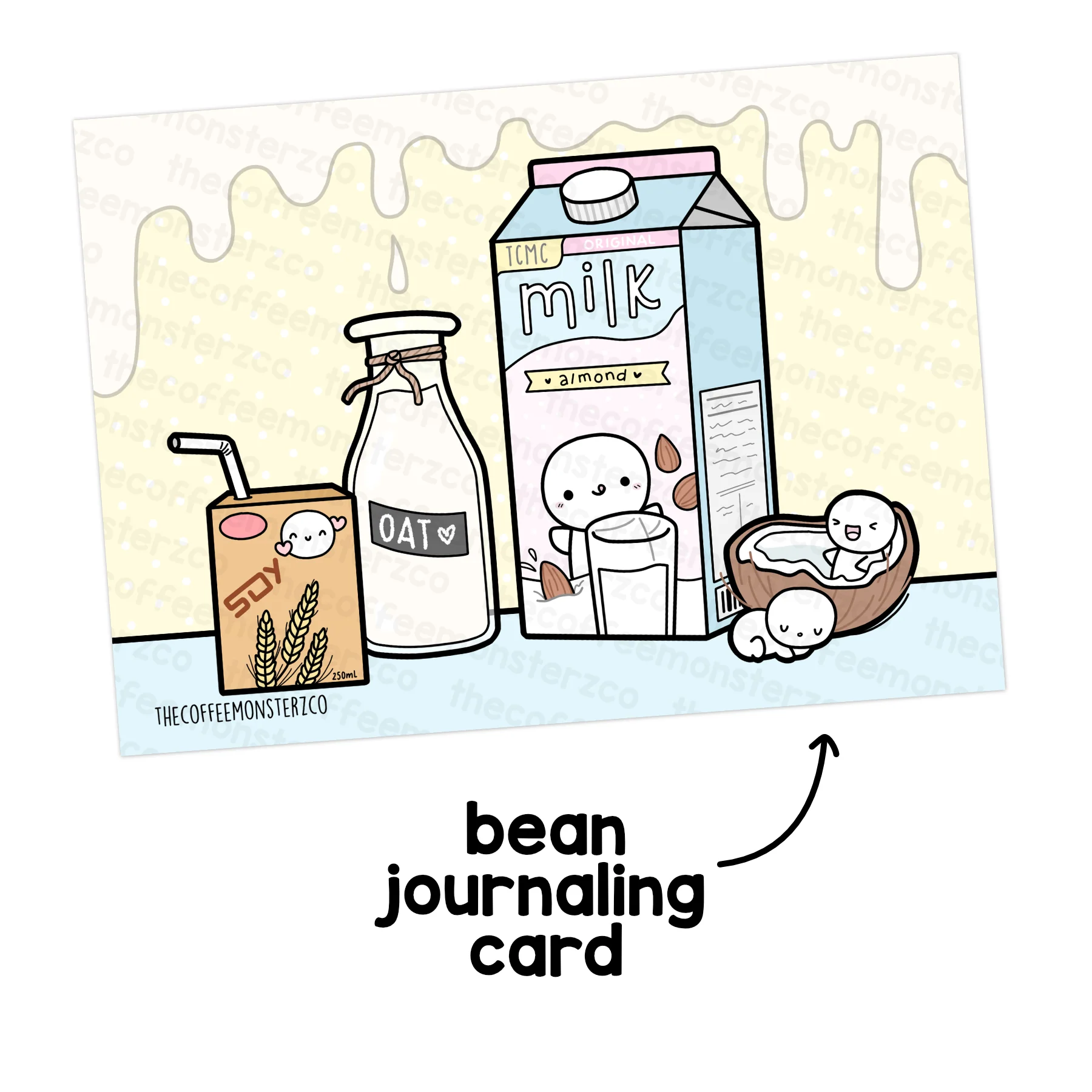 Milk Alternatives - Card Print